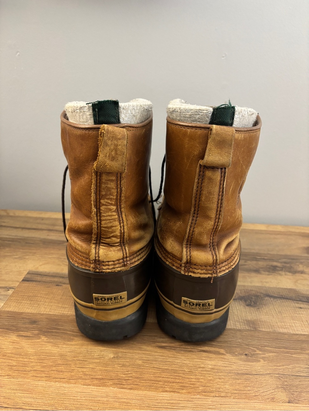 Sorel Chieftain Heavy Duty Insulated Snow Duck Boots Brown Menβs - Picture 6 of 9